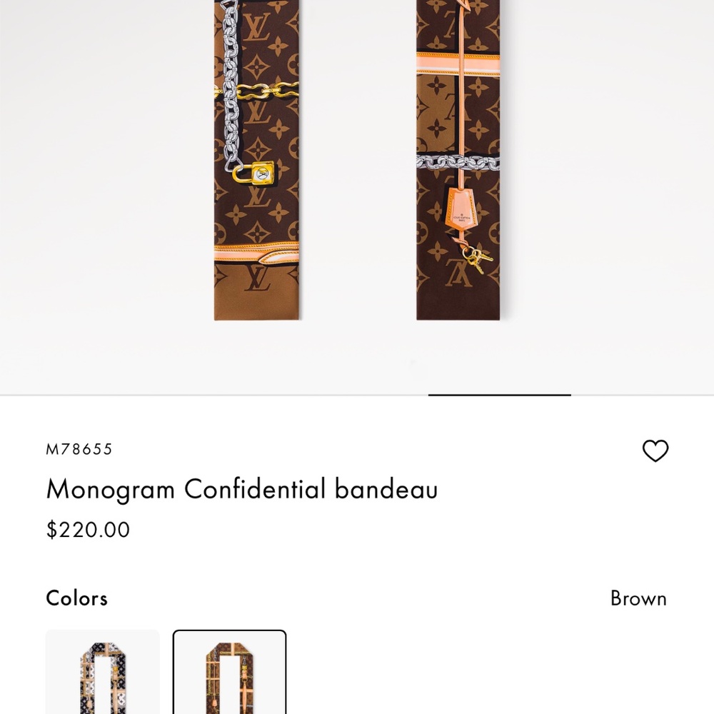 Louis Vuitton bandeau - Picture 6 of 6